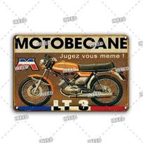 Vintažinis motociklo metalinis skardinis ženklas Plakatas Retro sienų dekoras Garažui Namų Kambariui INEED Metalinės Plokštės Aksesuarai Lipdukai 20x30cm（7.8x11.8inch） black