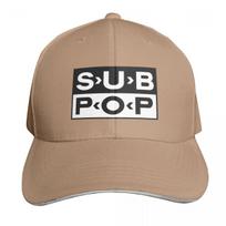 Sub Pop Baseball Cap Fashion Beach golf hat genuine sun caps custom caps Unisex Luxury Brand Womens beige