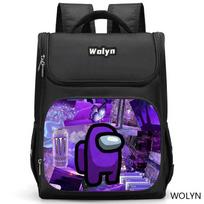 Among Us, Student Schoolbags Are Multi-Functional, Large-Capacity, High-Value Leisure Oxford Spine Care And Burden Reduction Backpack. small (grades 1-2) purple