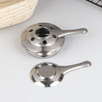 Stainless Steel Fuel Holder Catering Warmer Set With Lid Portable Chafing Fuel Holders For Dormitory Hotel Household Outdoor A1 gray