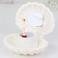 Music Box Music Box Ballet Girl Princess Toy for Children Birthday Gift New Year white