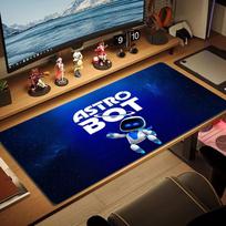 ASTRO BOT Large Size Mouse Pad Large Gaming Table Cushion Non-slip Laptop Tablet Big Mousepad XXL Mat Mini PC Playmat With Lock edge 30cmx60cm(11.8x23.6inch) blue