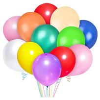 GOORAIFU Balloon Multicolor 100pcs 12-inch Birthday Party Decoration 10 Colors 12 30cm blue