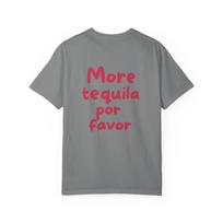More Tequila Por Favor Shirt Garunisextdyed Fiesta Tee Mexico Vacation Unisex Shirt Fashion Trend Casual And Comfortable Y2k Style S gray