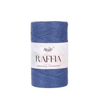 Pasidaryk pats raffia virvė daugiaspalvė Lafite žolės virvė nauji raffia siūlai kepurės krepšio mezgimui tamsiai mėlyna spalva