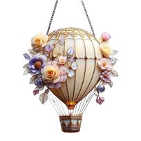 Hot air balloon decorative lanterns, Valentine's Day decorative acrylic pendants, Decorative Light For Garden Porch Yard
