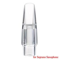 Alto / Soprano saksofono profesionalus skaidrus kandiklis saksofonui groti džiazo muziką Soprano saxophone white