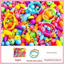 DIY Pop Bead Bracelet Kit for Girls – Creative, Cordless Crafting Accessories