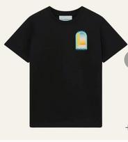 Casablanca L'Arc Coloré Trumpomis Rankovėmis Vyriški Marškinėliai Juodi Unisex Marškinėliai XXL gray