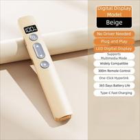 2.4GHz Laser Pointer Clicker Infrared Remote Laser Presentation Pointer  Presenter smėlis