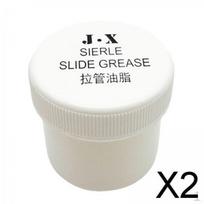 2xTrombone Slide Grease Easy Carry Lubricate for Trumpet Supplies white