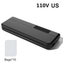 Food Vacuum Sealer Machine Wet and Dry Automatic Sealing Machine Vacuum Food Preservation Machine Small Vacuum Plastic Sealing Machine Kitchen CDN US gray