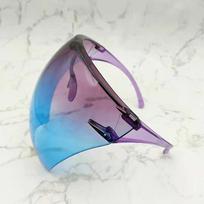 Huge Outdoor Sport Goggle Sunglasses Women Men Vintage Punk Oversized Protective Wrapped Mask Cycling Shades UV gray