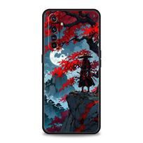 Japanese Bushido Samurai Phone Case For Realme 12 11 10 9 8 5G 7 6 GT5 GT3 GT2 Pro Plus C21 C11 C25 C35 GT Neo 2 3 3T 5 Cover For Realme 12 Pro gray