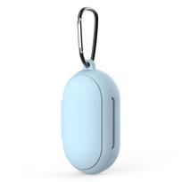 Silicone Case Protective Cover for Samsung Galaxy Buds Plus Bluetooth Earphone Soft Silicone Cover for Buds+ Protective Cases dangaus mėlyna spalva