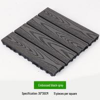 Atsparios vandeniui ir korozijai WPC grindys lauko terasoms, balkonams, sodams ir kiemams renovuoti. 60x30x2.0 cm