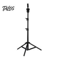 Mannequin Head Support 0.5/1.6M Stand, Height Adjustable Wig Stand Tripod for Cosmetology, Hairdressing Training, Styling Cosmetology Practice C black