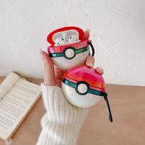 Pokémon electroplated elf ball airpodspro1 bluetooth headset cover is suitable for Apple 1/1 generation silicone case AirPods 4(2024) gray