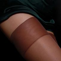 Oil Shiny Non-Elastic Thigh High Stockings For Garters Belt Women Sexy Transparent Intimate Underwear 10D Ultra Thin Medias One Size brown