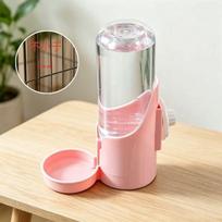 Leakproof Bird Hanging Cage Water Dispenser 1Pcs Automatic Parrot Water Feeder Bottle for Lovebird Parakeet Small Pet Birds A5 white