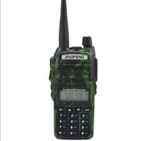 Baofeng UV-82 Walkie Talkie UHF 400-520MHz VHF 136-174MHz 5W Dual Band Dual PTT Switch FM Portable Two Way Radio with Headset EURO kamufliažas