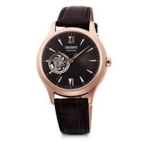 ORIENT automatic winding wristwatch mechanical domestic manufacturer warranty open heart RN-AG0727Y ladies brown black