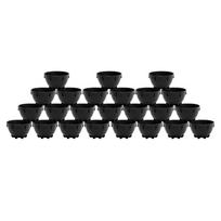 J1UL1N Coffee Cupping Bowls 200Ml For 12G Coffee Grinds & 200G Boiling Water Stackable Coffee Bowls For Coffee Enthusiasts 24PCS black
