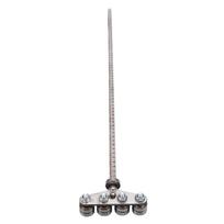24 Inch Circular Saw Guide Rail Stainless Steel Adjustable Rip Cut Positioning Caliper for Woodworking Projects
