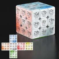 The Periodic Table Cuberspeed Stress Relief Cube 3X3 Speed Cube Puzzle Magic Cube 3X3X3 Puzzle Stress Relief Toy white
