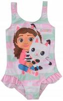 GABBY GABI CAT HOUSE SWIMSUIT one-piece pool 122/128 D071F brown
