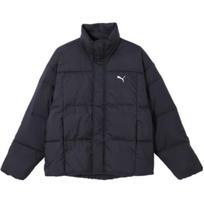 Puma Classics Relaxed Down Jacket Warmcell Comfortable Soft Loose Jacket Unisex Jacket Charcoal-Black 631636-13 XS black