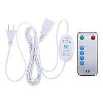 US 2pin 2.5m 110V 220V 60W Remote Switch 2-12 Hour Timing Extension Cable for Ceiling Fan LED Light Lamp 1