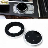 Multimedia Knob Cover Trim For BMW X1 X3 X4 X5 X6 1 2 3 4 5 6 7 Series IDrive gray