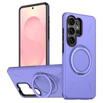 Stovas dėklui su Magsafe, skirtas Samsung Galaxy S26 S25 S24 S23 FE S22 Plus Ultra A26 A23 A56 A35 A55, smūgiams atsparus šarvuotas dangtelis For Samsung S26Ultra violetinė