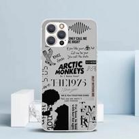 Arctic M-Monkeys Special Offer Soft Cover for iPhone 16 17 Air 15 14 Pro Max 16E Phone Case 13 Mini 12 11 7 SE 8 Print Pattern F iPhone 7(8)SE gray