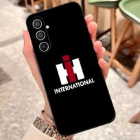 Case IH Tractor Logo Phone Case For Samsung S26 S25 Edge S24 S23 S22 S21 S20 Ultra Plus Fe Galaxy Silicon Cover Galaxy S25 FE brown