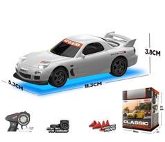 Drift1/43 Mini RC Automobilis 2,4 GHz Visiškai Proporcingas 3 Greičių Kintamo Greičio JDM Drift Nuotolinio Valdymo Automobilis Darbalaukio Berniukams Vaikams Žaislas Dovana black