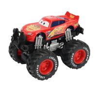 Lydinio Pixar Cars Frank buldozeris Bigfoot McQueen Mater 1:55 metalinis modelinis automobilis žaislas, skirtas vaiko gimimo dienos dovanai red