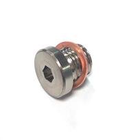 Universal M12x1.25 Sensor Plug Exhaust Pipe  O2 Oxygen Sensor Spacer Bung plug With Gasket gray
