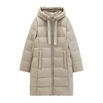 Pūkinis paltas moterims, Smėlio, 5000011707 Puffed coat