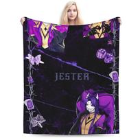 Keistuolių cirko pledas Šiltas minkštas gatvės stiliaus pliušinis pledas mergaitėms berniukams ant sofos kėdės lovos flanelinis užtiesalas lovos Size: 75*100cm, Weight: 230 GSM purple