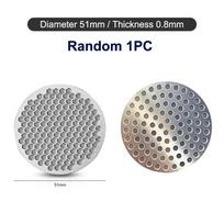 1 vnt. Baristos „Pasidaryk pats“ priedai Espresso diskelio ekranas Kavos filtras 51 mm 53 mm 58,5 mm Portafilteris Daugkartinis laikiklis 0,8 mm gray