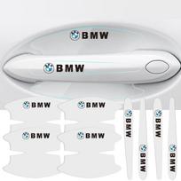 8Pcs/set Car Stickers Door Handle Bowl Scratch Protective Sticker For BMW X1 X3 X4 X5 E46 E90 F20 E60 E39 F10 M1 M2 M3 M5 M6 E87 white