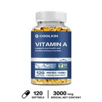 Vitamin A 3000 mcg (10,000 IU) Softgels 120 Count — Eye Health, Immune Support, Daily Wellness 120*1