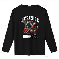 2023 New Westside Barbell Gym Weight Lifting Exercise Fitness T Shirt S 5xl Vintage Washed Unisex Designer Clothes Streetwear 3XL black