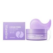 VIARELINE Caviar Hydrating Eye Mask - Gentle, Skin-Friendly, Moisturizing, Smooth for Delicate Under Eye Skin pink