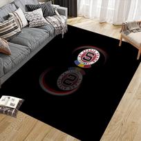 AC Sparta Praha flanelinio rašto kvadratinis kilimas, plotinis kilimas, kilimėlis svetainei, miegamajam, sofai, žaidimų kambariui, neslystantis grindų kilimėlis 80x120cm( 31x47in)