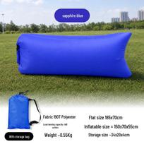 Ultra-light Inflatable Camping Sofa - Portable Air Bed for Outdoor Use, Perfect for Lazy Days and Music Festivals safyro mėlyna spalva