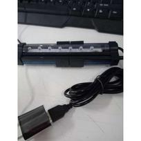 LED 7 spalvų keitimas akvariumo šviesos žuvies dubenyje panardinamoji šviesos oro burbulinė lempa flat plug DB15 gray