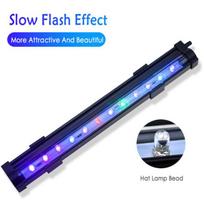 LED 7 spalvų keitimas akvariumo šviesos žuvies dubenyje panardinamoji šviesos oro burbulinė lempa flat plug DB30